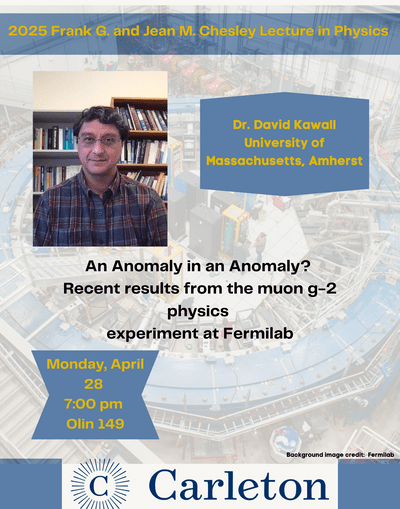 Chesley Lecture in Physics poster