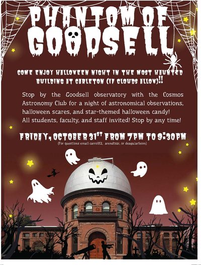 Halloween event poster