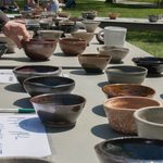 tables full of bowls