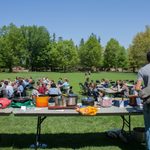 Empty Bowls with Donated Soup
