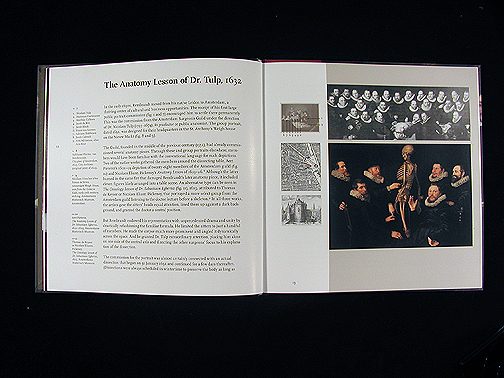 Sample pages from the English version of "Rembrandt's Group Portraits.