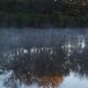 Last color of fall reflected in Lyman Lake