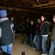 Students at the sawmill