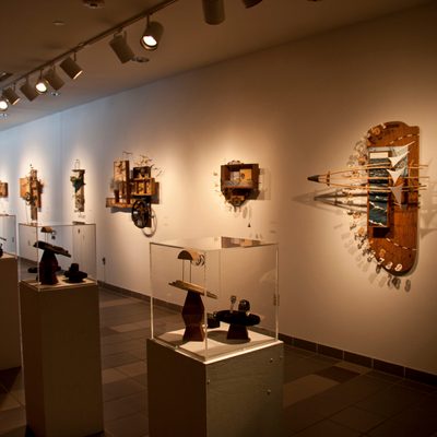 Saathoff's work displayed in Boliou Gallery.