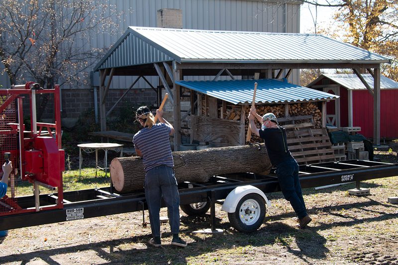 Turning the log