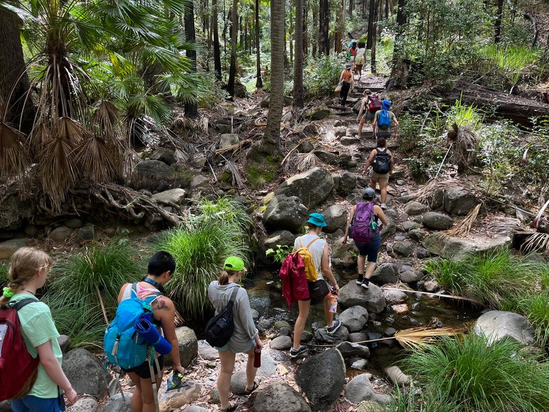 Daily hikes through the Gorge gave students a chance to learn about and connect with the place’s history, ecology, and ongoing cultural significance