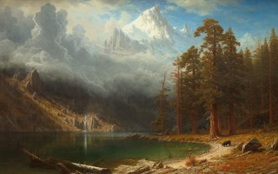 Landscape Painting: Mount Cocoran, Bierstadt