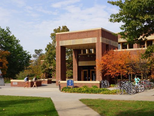 Front of Gould Library