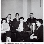 Lucile Deen Pinkham and her 1955 comps Advisees.