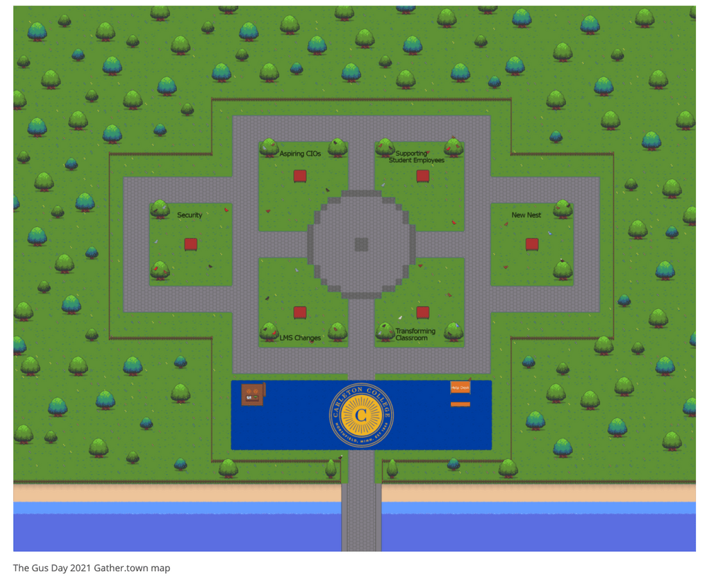 GusDay space in Gather.town