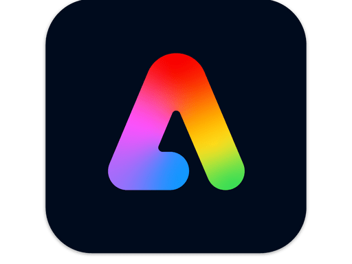 Adobe Express logo, which is a stylized letter 