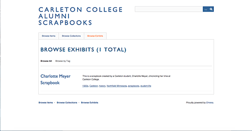 Carleton College Alumni Scrapbooks