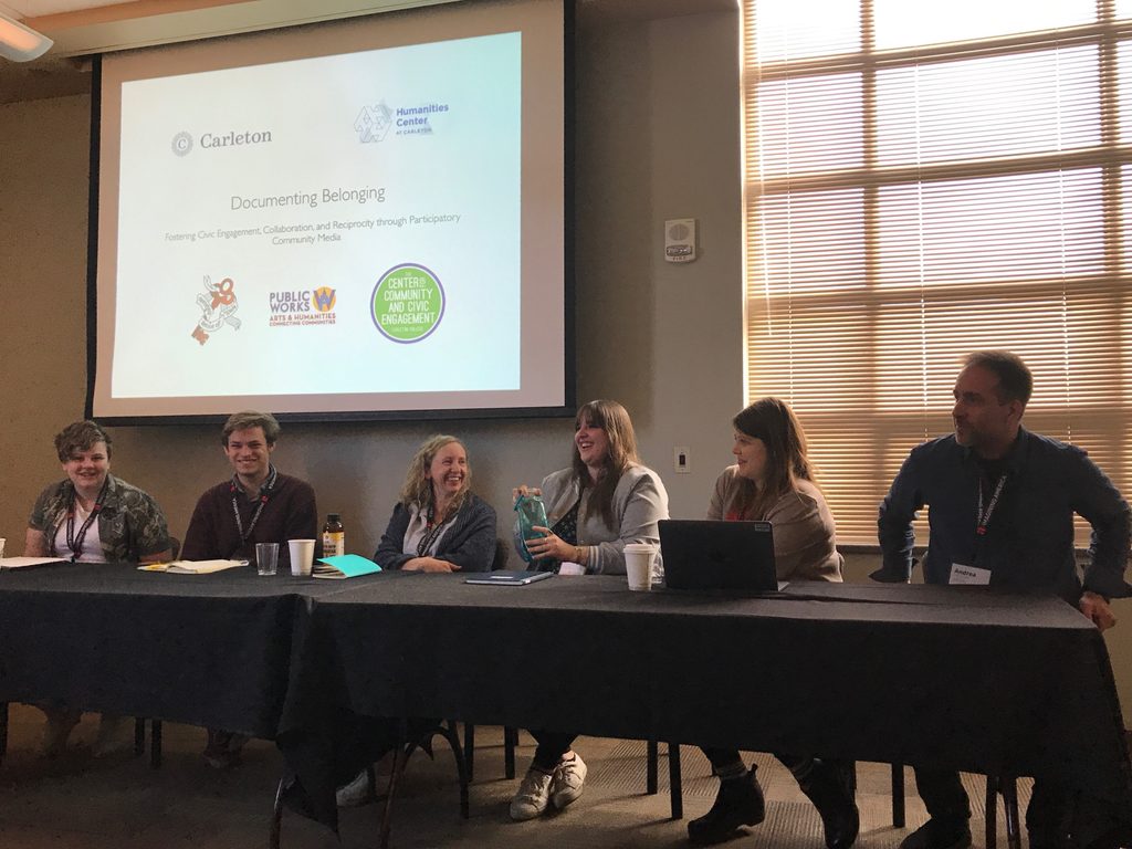 Members of the Carleton community presenting at Imagining America 2019