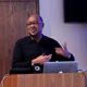 Professor Cherif Keita presents