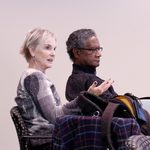 Professor Pam King during a discussion