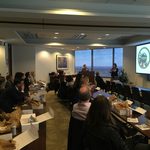 Professors Connole and Ottaway present to alumni