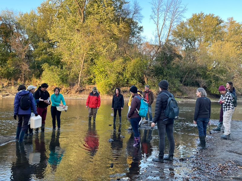 Class in the River