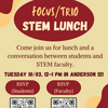 FOCUS/TRIO STEM Lunch