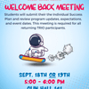 TRIO Welcome Back Meeting #1