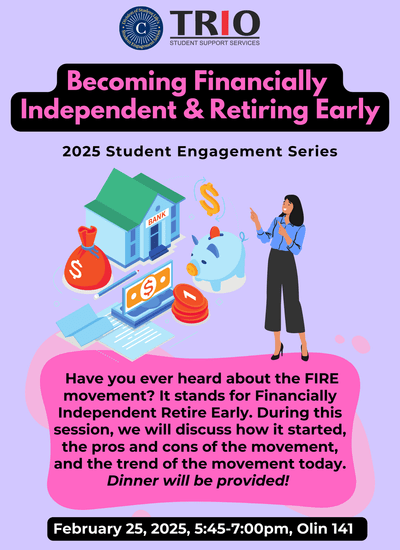 event flyer with calendar details