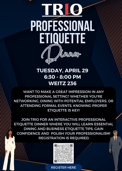 Professional Etiquette Dinner Flyer 2025