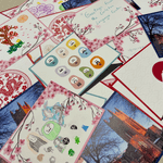 Japanese New Year postcards