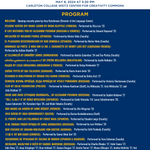 Program of performers