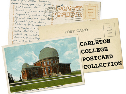 Stack of old Carleton post cards