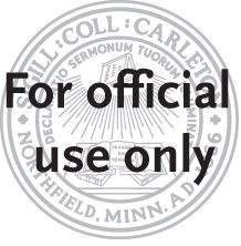  carleton seal: for official use only
