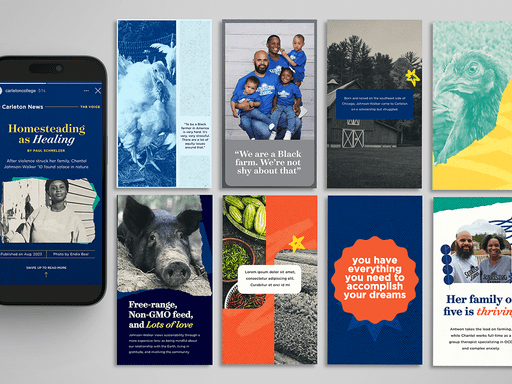 Example of Instagram story templates