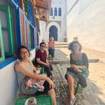 Prof. Stacy Beckwith (middle) in Tangiers, Morocco
