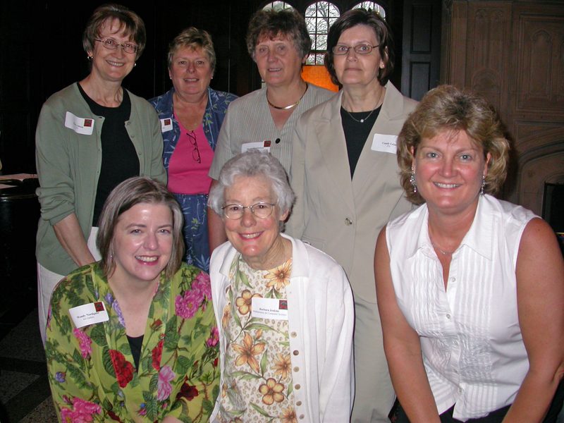 Front: Wendy, Barb, Tami. Back: Patty, Carol, Marianne, Candy