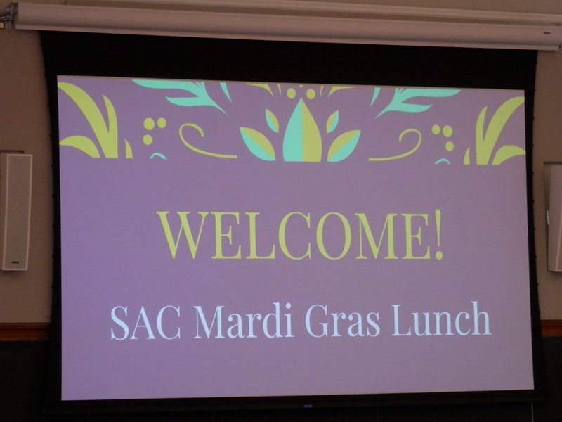 Welcome to the SAC Mardi Gras lunch
