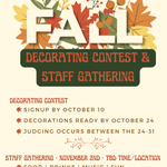 Fall Decorating Contest Poster
