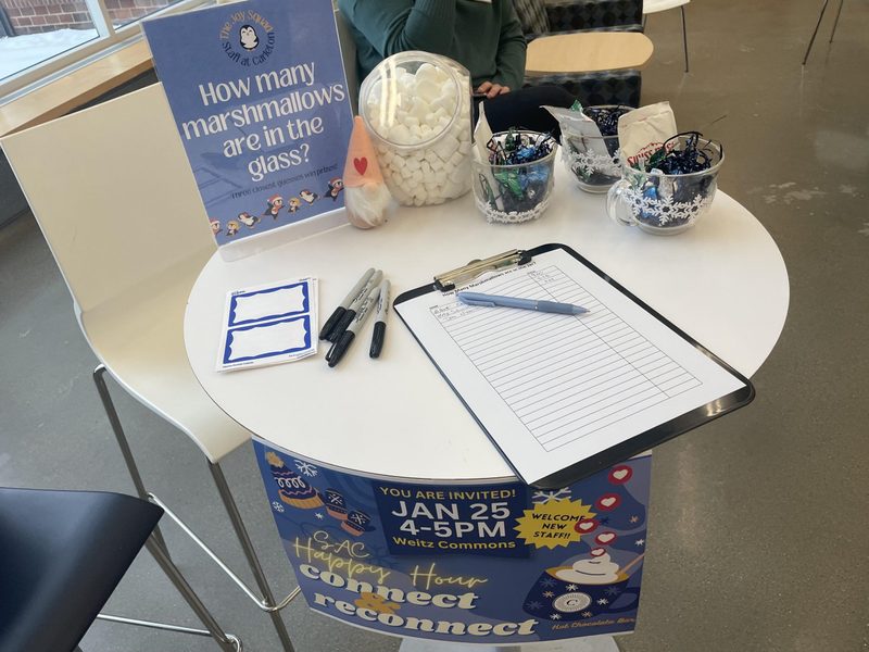 Welcome table