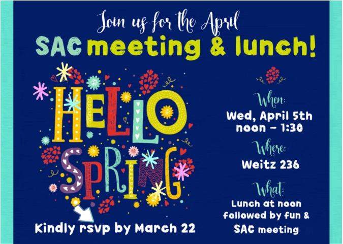 SAC Spring Luncheon Invitation