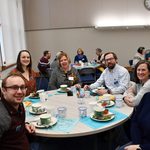 People sitting around a table