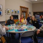 People sitting around a table