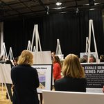 Walk-through posters