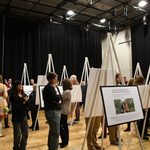 Walk-through posters