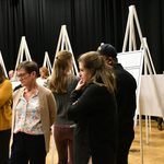 Walk-through posters