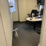 The AAF office in 200 Division, decorated like the Oregon Trail for Halloween.