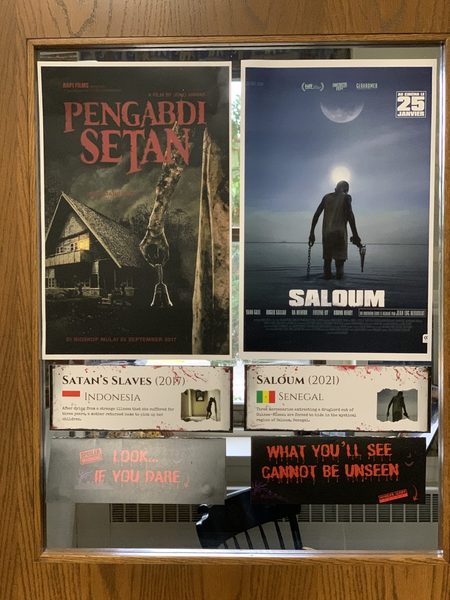OCS office decorated for Halloween.