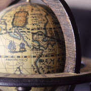 Southern Teachers logo for Teach History accompanied by an image of a globe