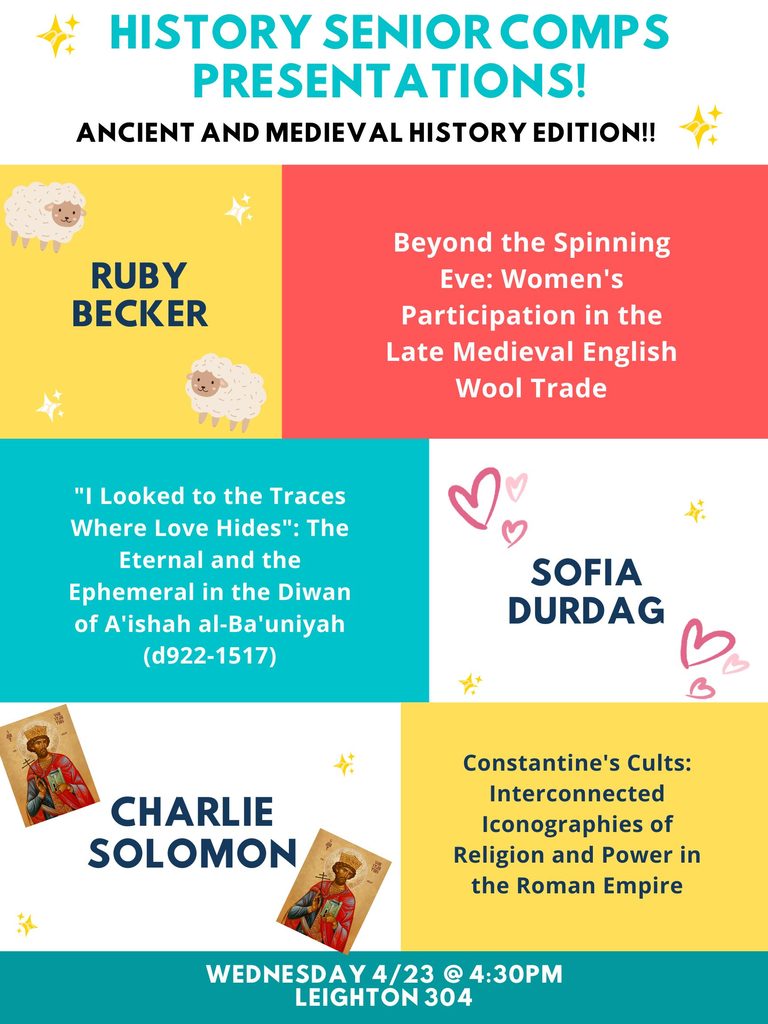 History Comps Ancient/Medieval Ruby Becker, Sofia Durdag, and Charlie Solomon