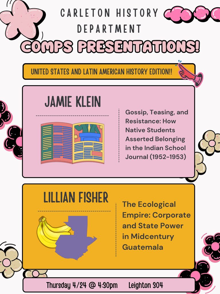 History Comps Presentations US and Latin America Jamie Klein and Lillian Fisher
