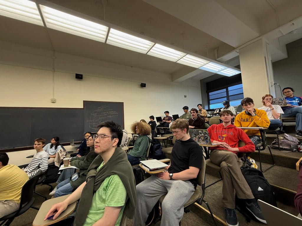 Student audience for Prof. Kim lecture 5/1