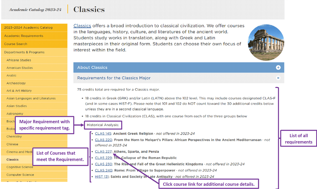 Exploring the Academic Course Catalog Registrar’s Office Carleton