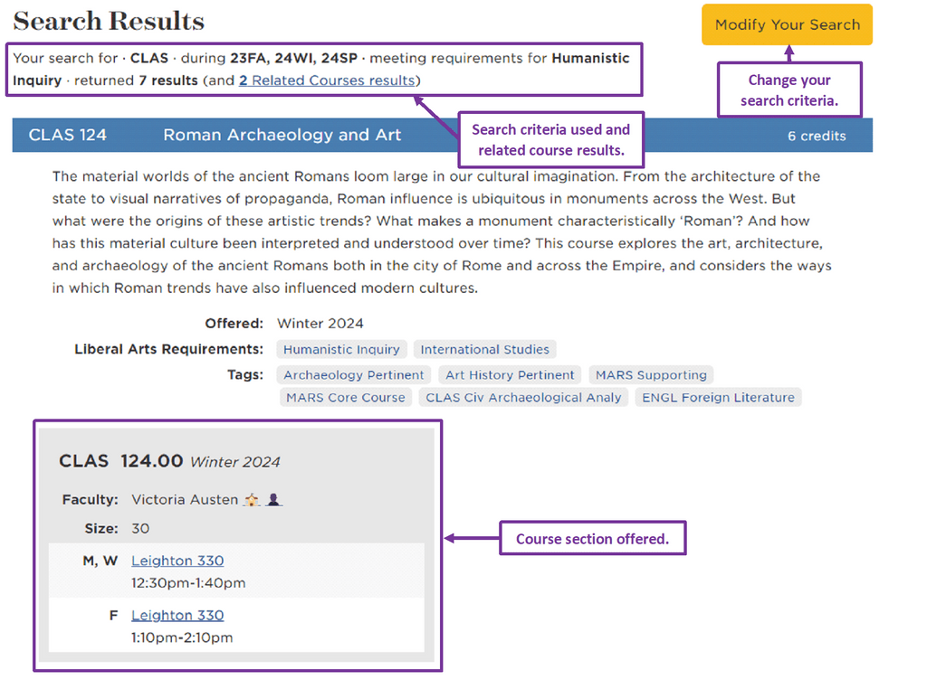 Exploring the Academic Course Catalog Registrar’s Office Carleton