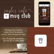 Download the Sayles Café Mug Club app today!